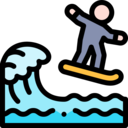 sports and competition,summertime,beach,holidays,water sports,surf board,waves,surfer